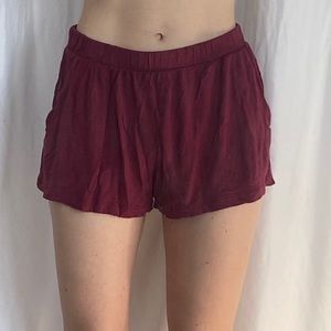 Berry Pajama Shorts